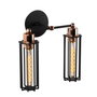 Opviq Likya - N-1023 Lámpara de pared industrial negra